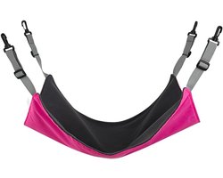 Reversible Hangmat voor Huisdieren - Geschikt voor Katten, Konijnen en Kleine Honden - Roze Rood