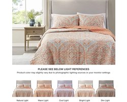 Reversible Quilt/Coverlet Set - Modern design - Set van 1