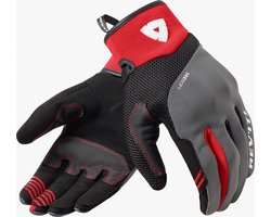 REV’IT! Endo Grijs Rood Handschoenen - Maat L - Handschoen
