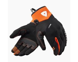REV’IT! Endo Zwart Oranje Handschoenen - Maat M - Handschoen