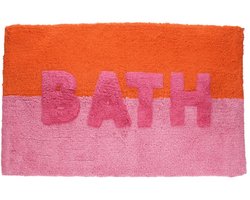 Rex London badmat - oranje en roze