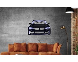 REYHS - BMW F80 F82 CNC WALL ART - RGBIC LED verlicht - 70cm Wanddecoratie