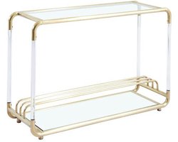 Reyna Sidetable Brush Gold 120CM