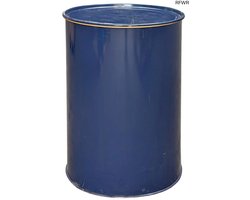 RFWR® 200 Liter Stalen Vat met Deksel - Veelzijdige Vuurton en Opslagton