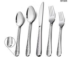 RFWR® 60-delige roestvrijstalen bestekset voor 12 personen - Hoogglans gepolijst en vaatwasmachinebestendig