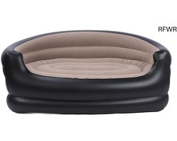 RFWR® Draagbare Opblaasbare Bank voor Binnen en Buiten - Comfortabele Luchtbank voor Kamperen en Picknicken