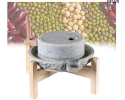 RFWR® Handmatige Stenen Graanmolen voor Natte en Droge Granen - Keukenhulpmiddel voor Gezond Voedsel