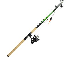 RFWR® Hengelset voor Karper- en Aalvissen - Telescopische Hengel 300 cm met Vismolen en Accessoires
