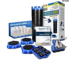 RFWR® Meubelroller en meubellifter set met 140 viltglijders, 1200 kg belasting, perfect voor verhuizen