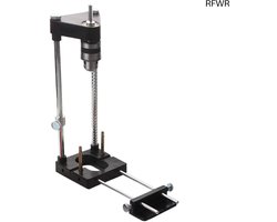 RFWR® Mobiele Boorstandaard met Instelbare Hoekvergrendeling en Boorgleiding voor Nauwkeurige Boren