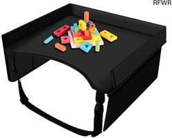 RFWR® Reistafel voor Kinderen - Draagbare Knietafel voor Auto en Vliegtuig, Spel- en Eetoppervlak voor Kinderen, 40 x 32 x 20 cm
