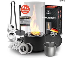 RFWR® Tafelhaard voor binnen en buiten met verstelbare vlam en lange brandduur