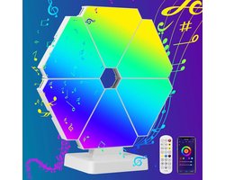 RGB Gaming Wandlamp - Driehoekige Smart Lichtpanelen voor Muzieksynchronisatie en Creatieve Decoratie