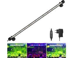 RGB LED Aquariumverlichting met Verstelbare Helderheidsniveaus - Waterdicht IP68 - Multikleurige Aquarium Lamp voor Zoetwater - Maatnaam: 60-80cm
