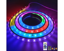 RGBW LED Wandlamp met Afstandsbediening en App - 24V Kleurverandering voor Binnen en Buiten