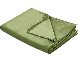 RHEA - Verzwaringsdeken hoes - Donkergroen - 150 x 200 cm - Polyester