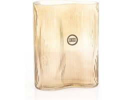 Riba 5 vaas By-Boo - Bruin