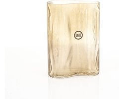 Riba 6 vaas By-Boo - Bruin