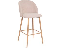 Ribstof Barkruk Royal Beige