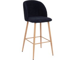 Ribstof Barkruk Royal Donker Blauw