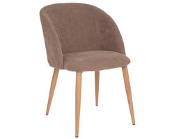 Ribstof Eetkamerstoel Royal Taupe