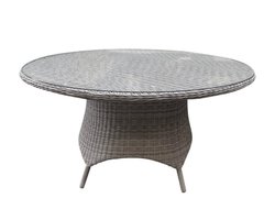 Riccione dining tuintafel 150 cm rond wit grijs