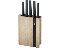 Richardson Sheffield - Edge - 5 delige messenset incl messenblok - Natural wood