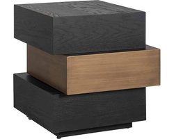 Richmond Bijzettafel Cambon Blok Dark Coffee