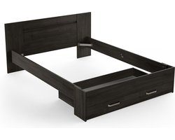 Richmond volwassen bed 140x190/200 cm - Waterford Chene Decor - 1 lade - L 160,20 x D 205,60 x H 79,60 cm - Demeyere