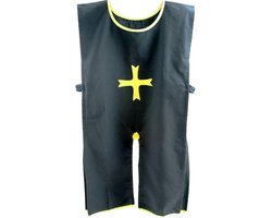 Riddertuniek zwart kinderhesje ridder verkleedkleding