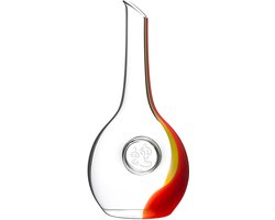 Riedel karaf Chinese dierenriem slang, kristalglas, rood, geel, 1,2 L, 2009/25S1