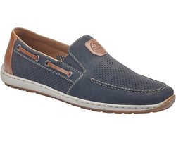 Rieker -Heren - blauw donker - mocassins - maat 43