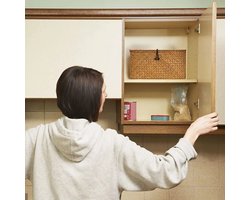 Rieten opbergmand, opbergdoos Geschikt voor deksel, mand van zeewier, wasmand, cosGeschikt voorica-opbergmand Geschikt voor badkamer, woonkamer en keuken (extra groot formaat)