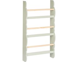 RIGOLET - Wandboekenplank - Lichtgroen - MDF