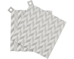 RigTig Hold-On Pannenlappen Lichtgrijs 2 Stuks