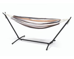 Rijoka Hangmat Met Standaard - Draagkracht 150kg - 275x100x110cm