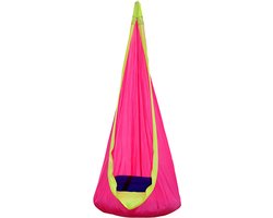 Rijoka Hangnest Cocoon Kinderen - Hangzak - Met Kussen voor Comfort - Kinderhangmat Roze