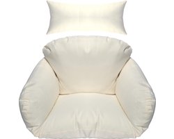 Rijoka Hangstoel Kussen - 5delig | Crème