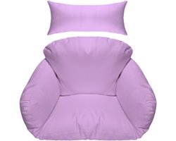 Rijoka Hangstoel Kussen – 5delig | Pastel Paars