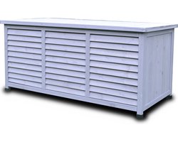 Rijoka Houten Opbergbox – Tuinbox – 300L – 1270x560x600mm – Blauwgrijs