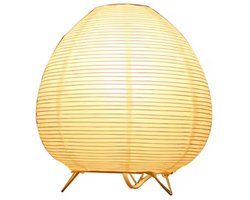 Rijstpapier Lamp - Tafellamp - Ricepaper Lamp - LED - Staande Lamp - 3-Potig