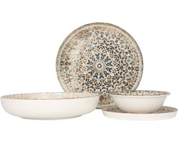 Rinart serviesset - Aztec - 24 delig - 6 persoons - Porselein