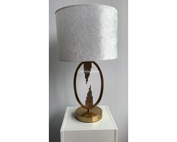 Ringlamp ovaal grafiek eric kuster style matgoud