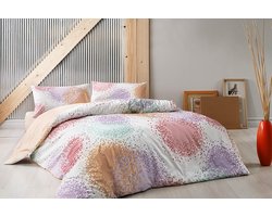 Rio ranforce 2-persoons dekbedovertrekset 200x220cm oranje