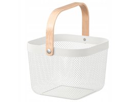 RISATORP Witte Mand - 25x26x18 cm