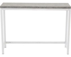 Rise sidetable 30x110 cm beton decor, wit.