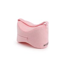 Ristorah Ergonomische Kniekussen - Memory Foam - Orthopedische Kniekussen met Band - Houding Correctie - Beenkussen - Zijslaapkussen - Roze