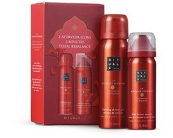Rituals Geschenkset - 2 Producten - Douchegel 50 ml + Body Lotion Mousse 50 ml - Ritual of Ayurveda - Cadeaus voor Vrouwen - Cadeaudoos - Geschenkdoos - Cadeauset - Giftset Vrouw - Badschuim - Doucheschuim - Shower Gel - Douche Foam - Bodylotion