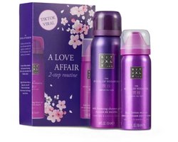 Rituals Geschenkset - 2 Producten - Douchegel 50 ml + Body Lotion Mousse 50 ml - Ritual of Yozakura - Cadeaus voor Vrouwen - Cadeaudoos - Geschenkdoos - Cadeauset - Giftset Vrouw - Badschuim - Doucheschuim - Shower Gel - Douche Foam - Bodylotion