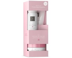 Rituals - Geschenkset voor Vrouwen - 3 Producten - Douchegel 50 ml - Bodycrème 70 ml - Body Scrub 125 gram - Giftset Vrouw - Cadeaudoos - Geschenkdoos - Badschuim - Douche - Douchefoam - Doucheschuim - Douche Foam - Shower Gel - Sakura - Pakket